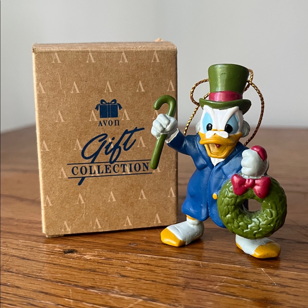 Avon Collection Mickey’s Christmas Story 1992 Scrooge McDuck Ornament Vintage